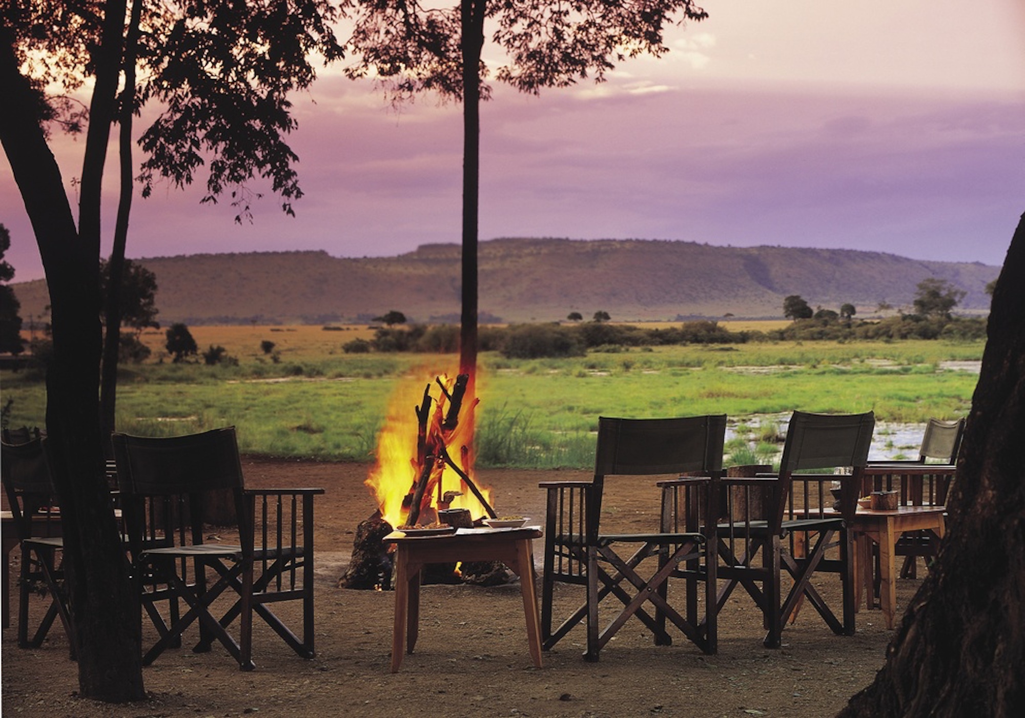 Tauschen Sie Ihre Erlebnisse des Tages am Lagerfeuer aus
