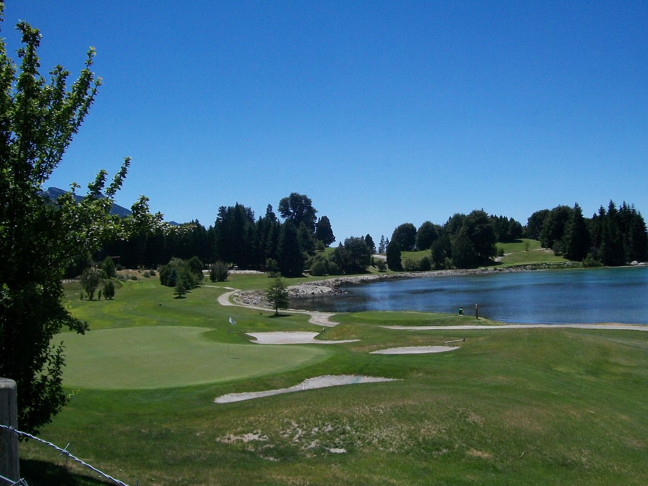 Der hervorragende Golfplatz 