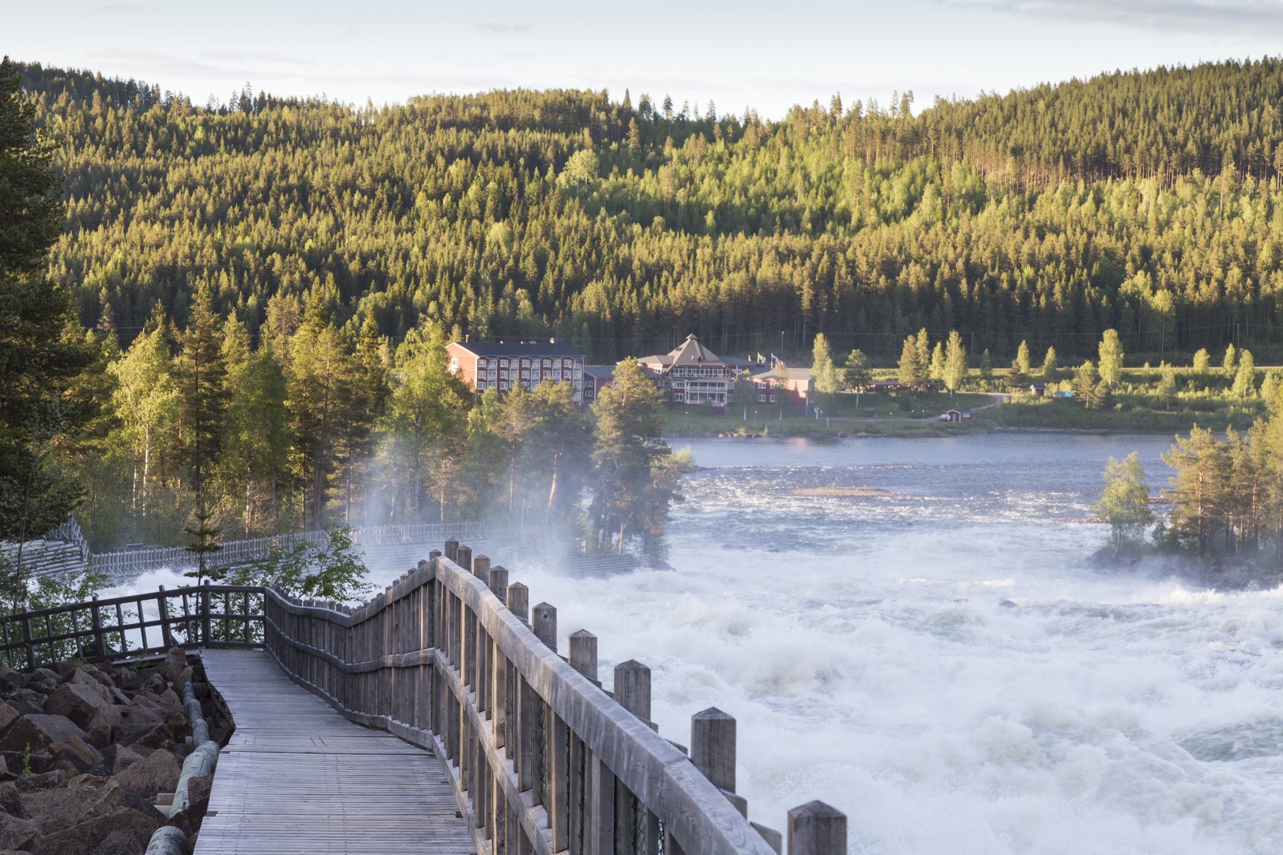 Machen Sie einen Ausflug nach Storforsen