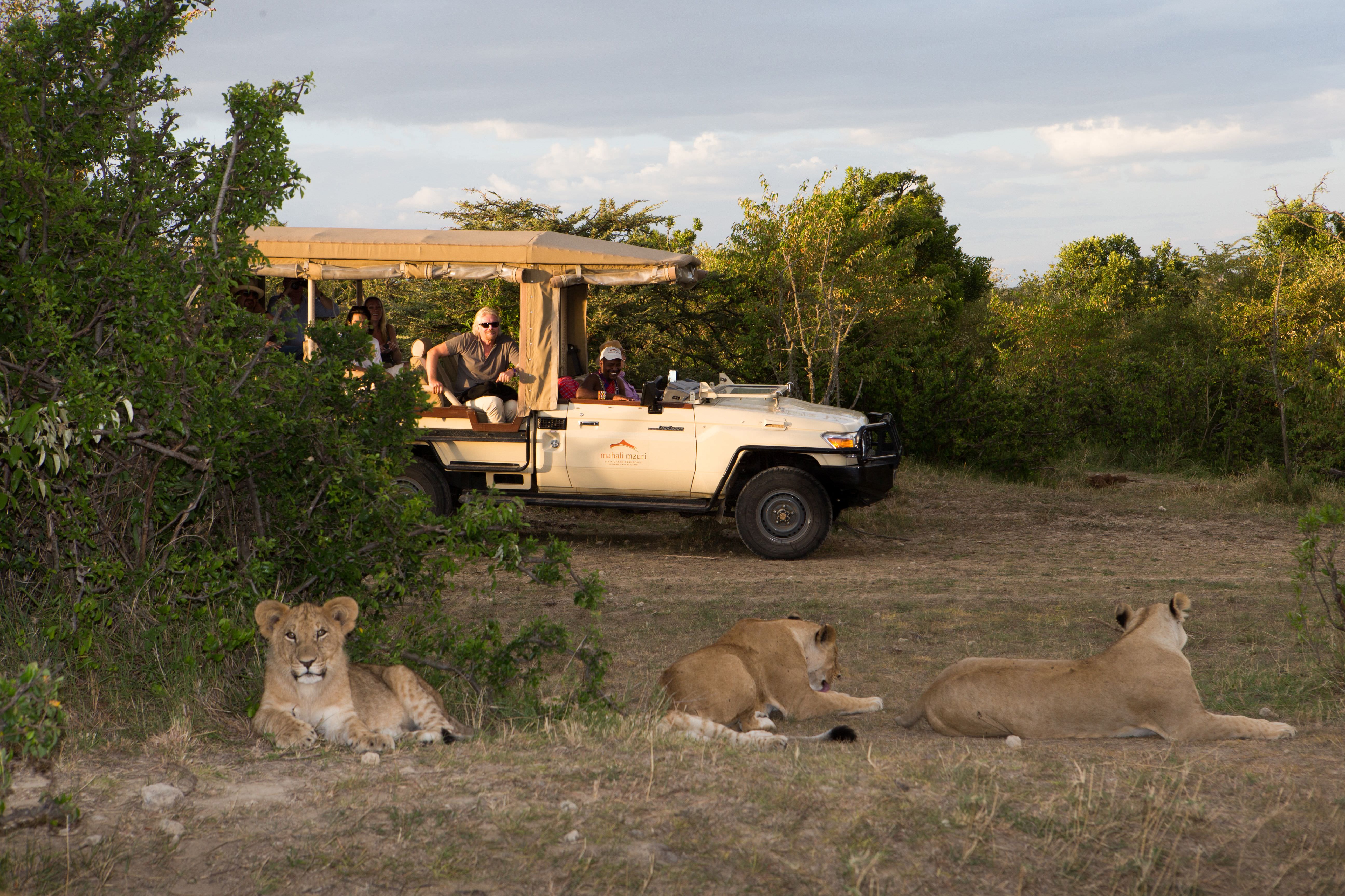 Erleben Sie Pirschfahrten mit Sir Richard Branson