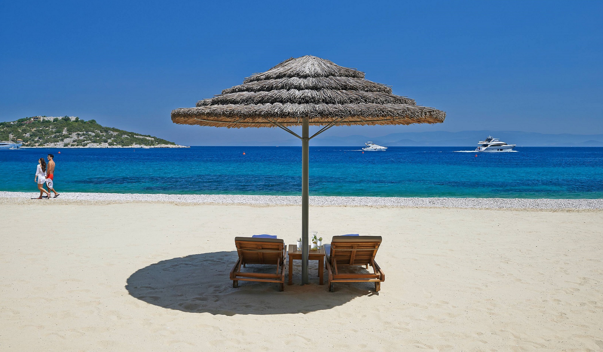 Feiner, weißer Sandstrand wie in der Karibik