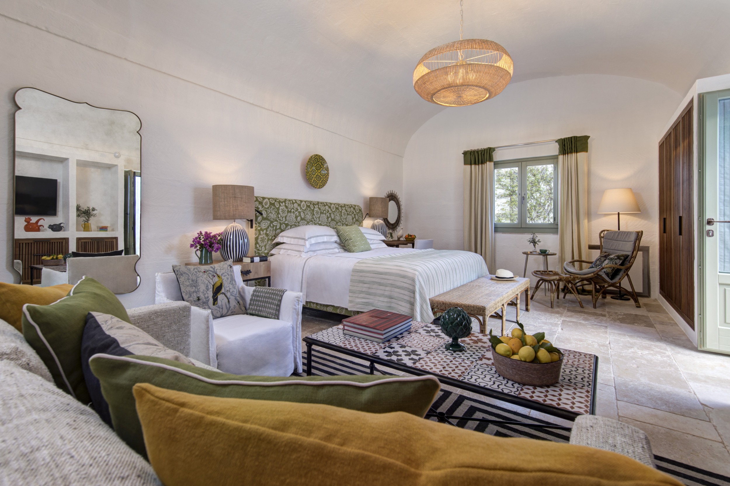 Künstlerische Details in den Zimmern