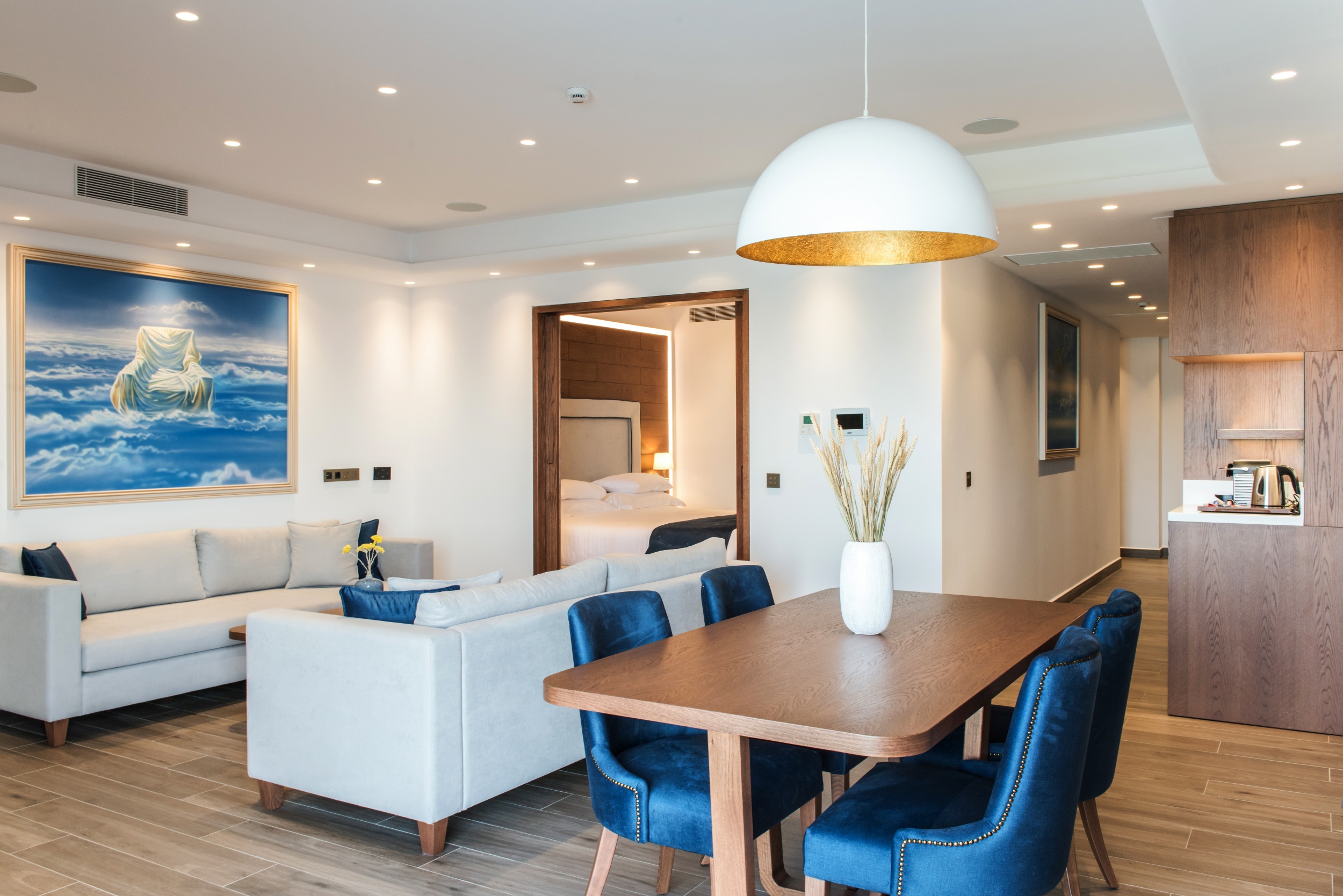 Der luxuriöse Wohnbereich der Grand Royal Villa