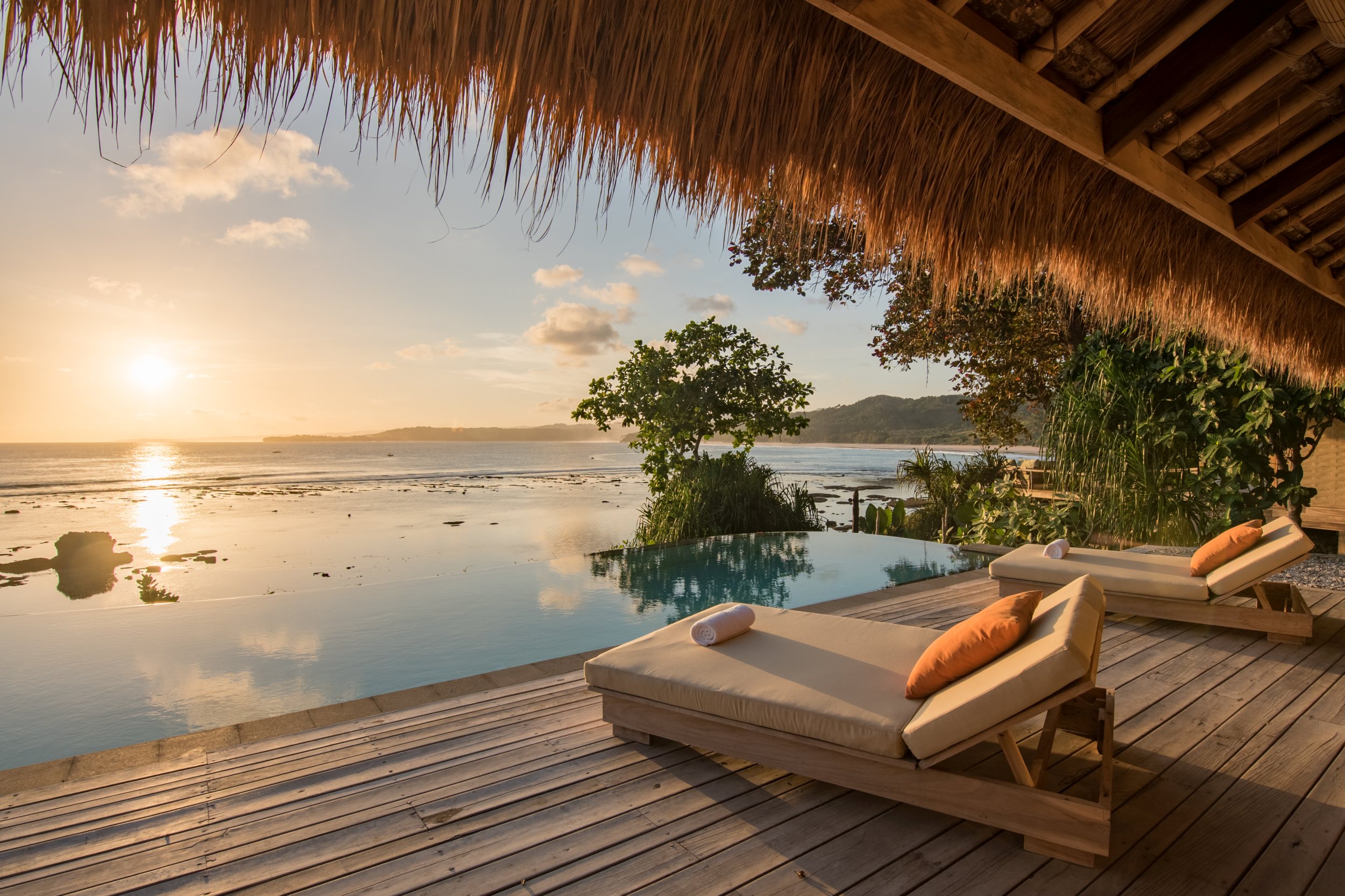 Genießen Sie den Sonnenuntergang in Ihrer Villa