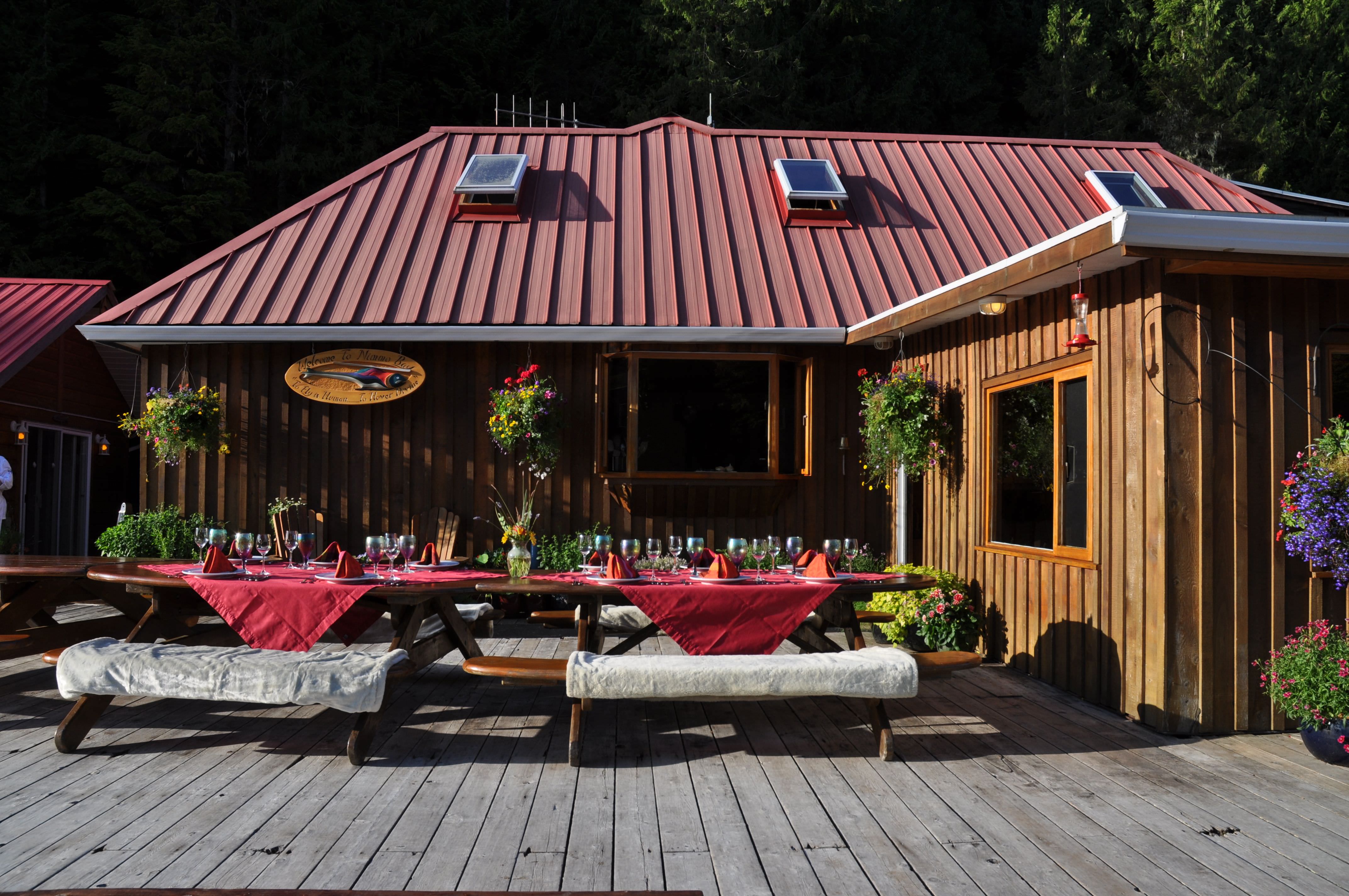 Gemütliches Zusammentreffen bei gutem Essen