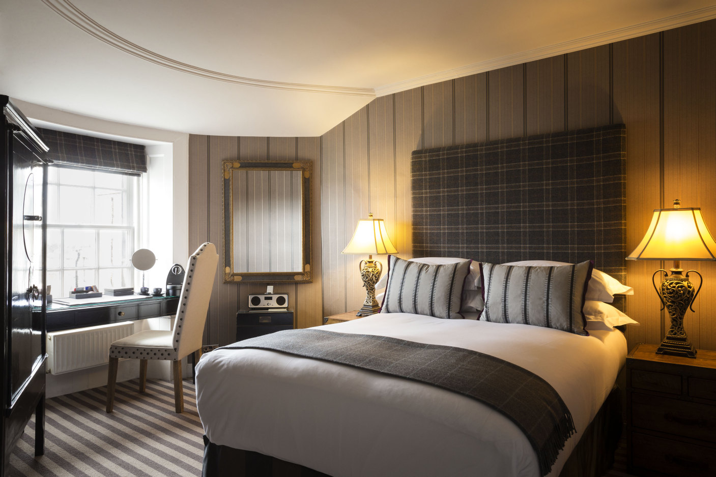 Romantische Eleganz in den Zimmern