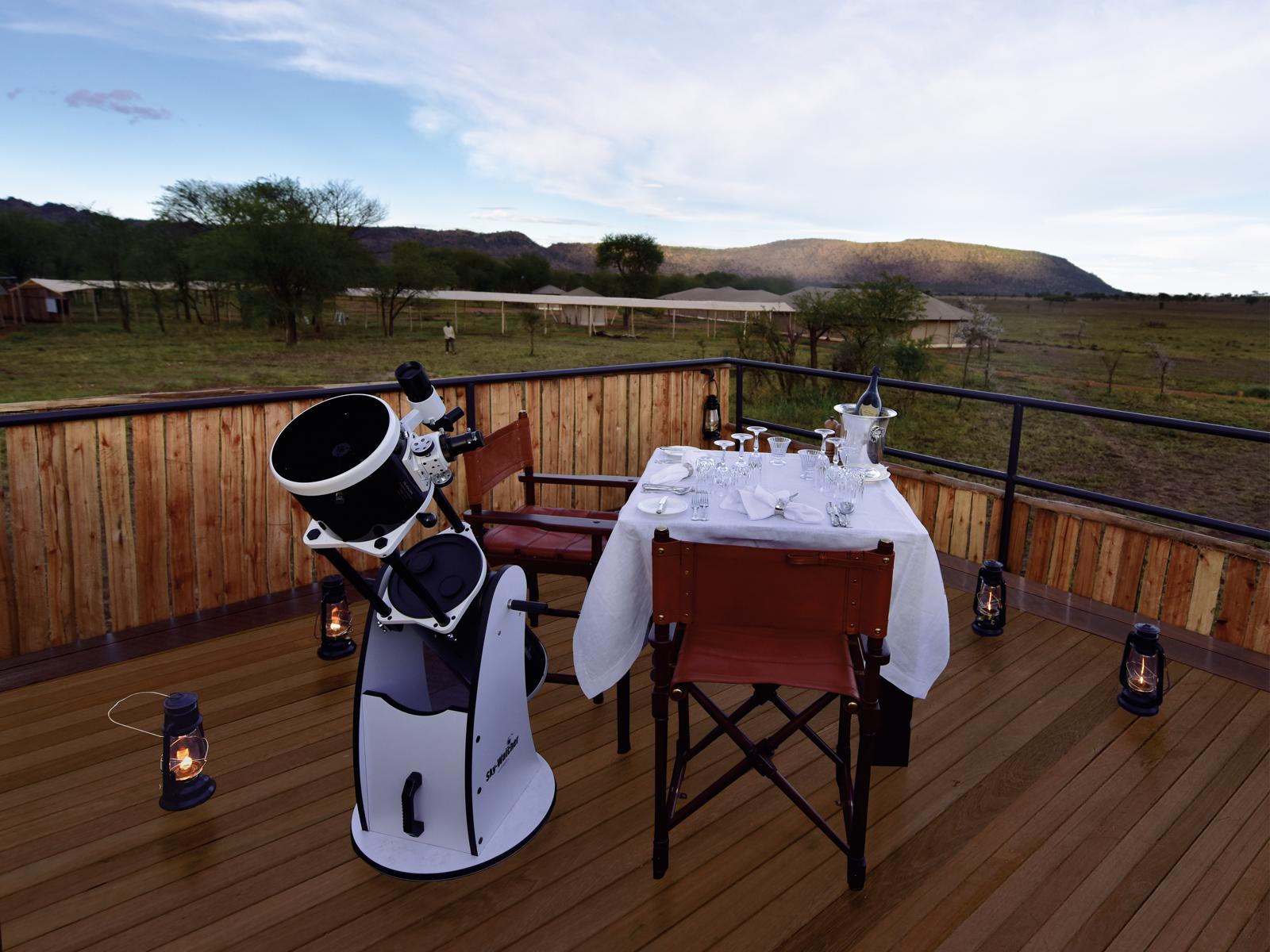 Entdecken Sie die Sterne über dem Himmel Afrikas