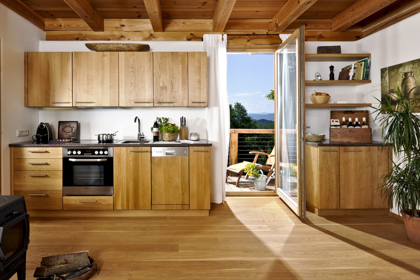 Vollausgestattete Küche 