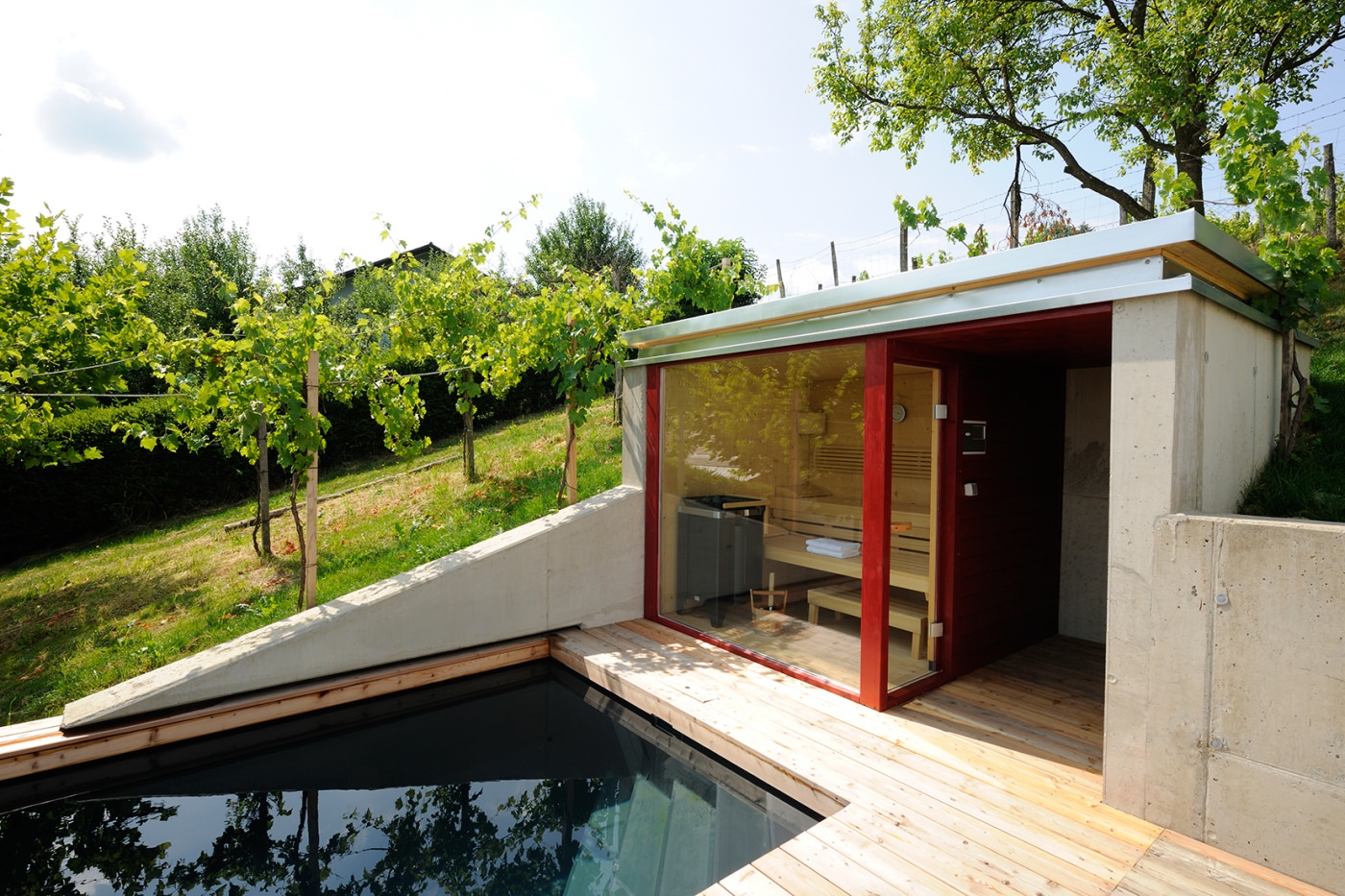 Die entspannende Sauna 