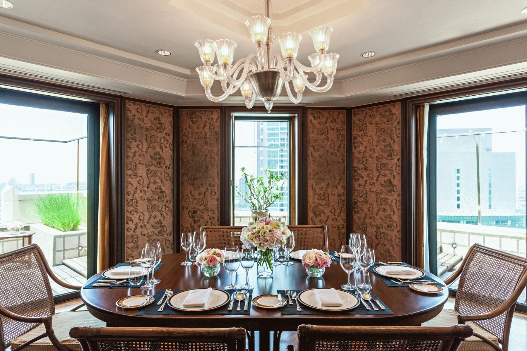 Familiendinner in der Duplex Suite