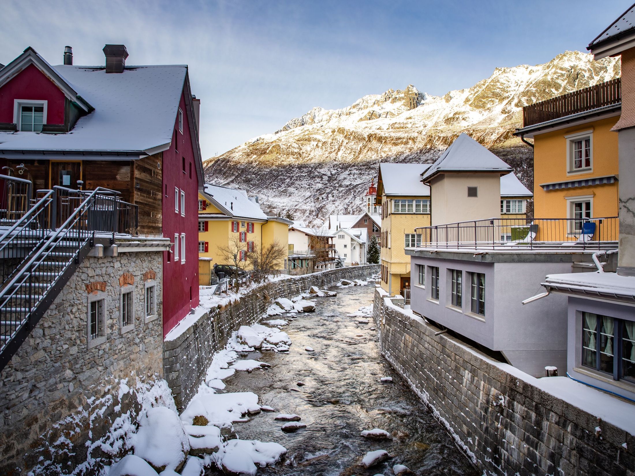 Das idyllische Alpendorf 