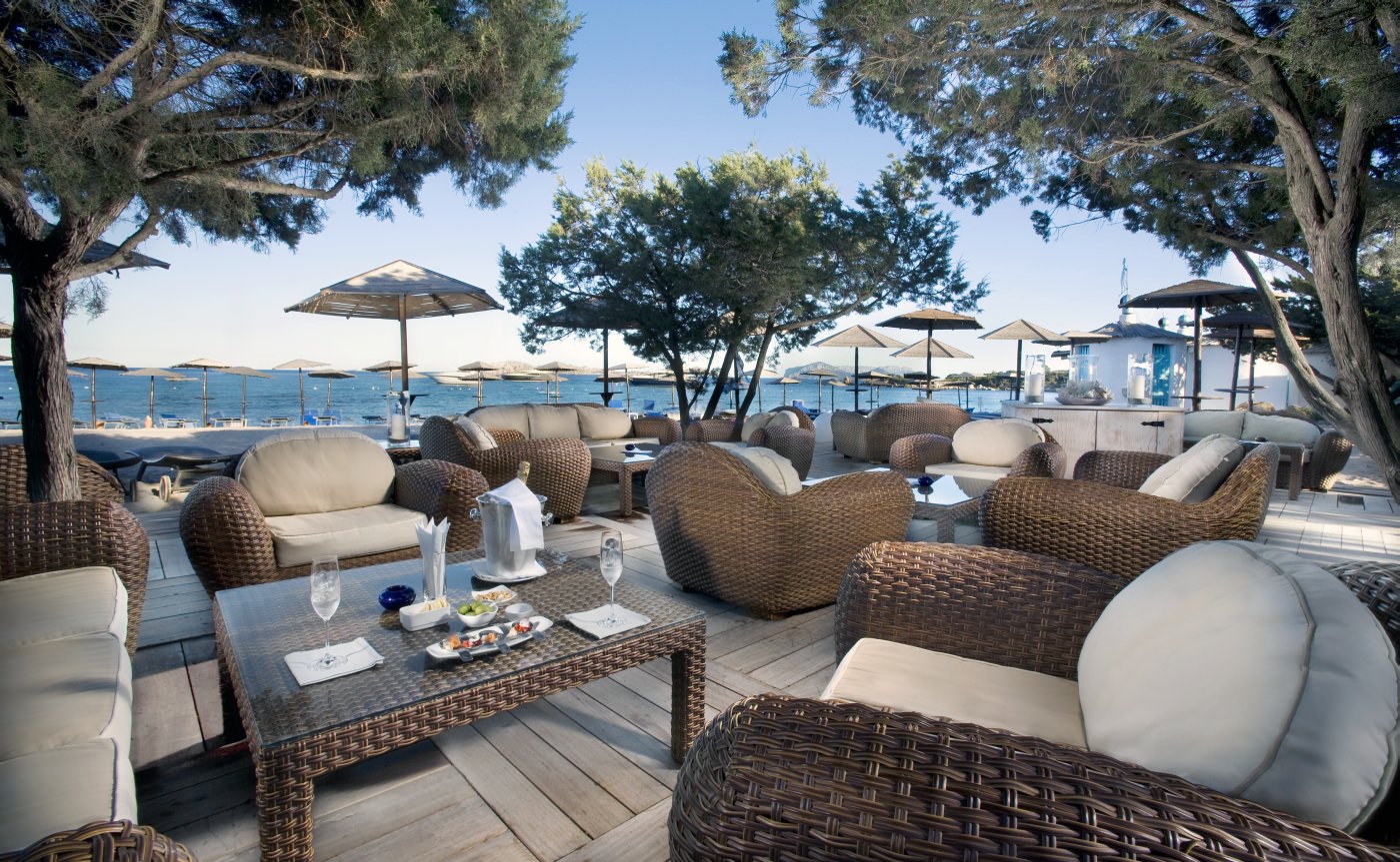 Entspannen Sie auf der wunderschönen Terasse