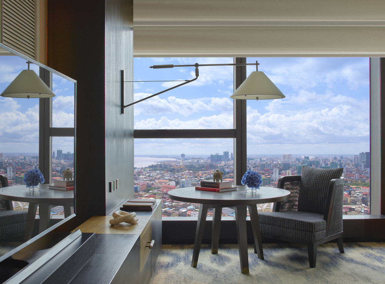 Wunderschöner Ausblick auf Phnom Penh