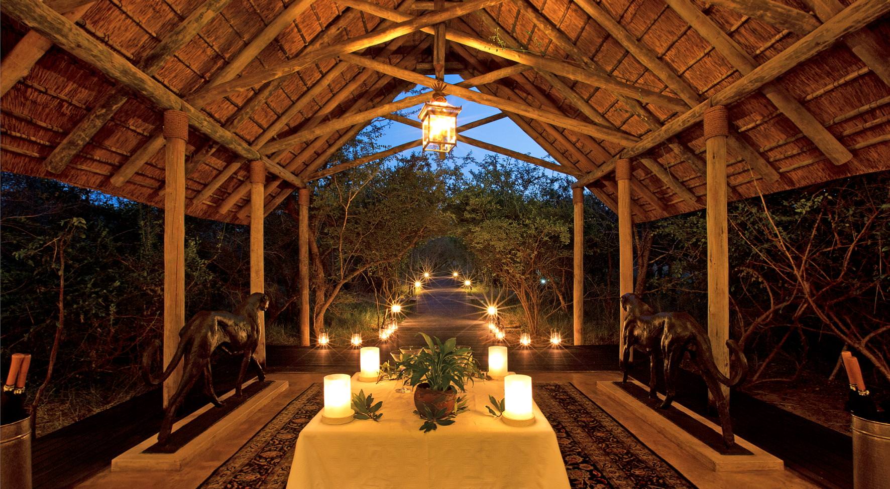 Stimmungsvolles Ambiente schon bei der Ankunft