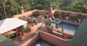 Die Terrasse mit eigenem Pool Ihres Riads