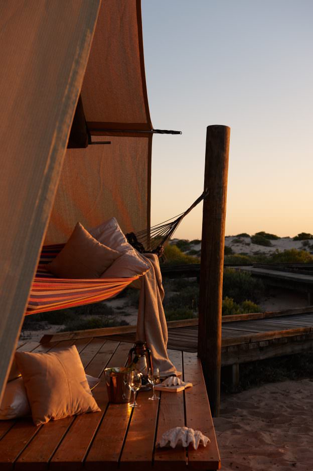 In der Hängematte Wale beobachten