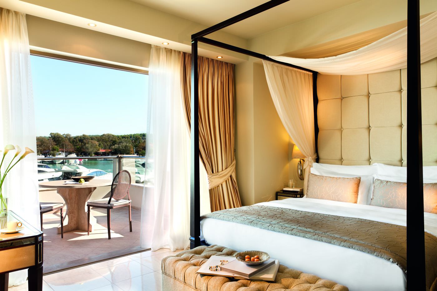 Traumblick vom Bett aus genießen