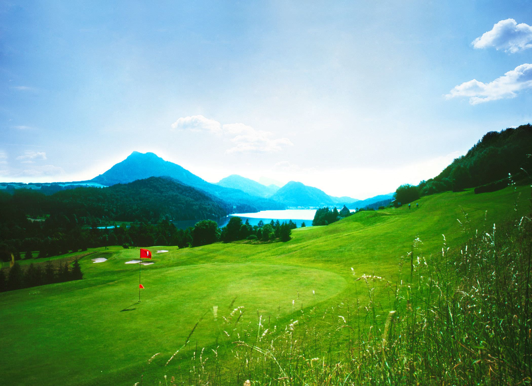 Unzählige Golfplätze in der Gegend laden zum bespielen ein