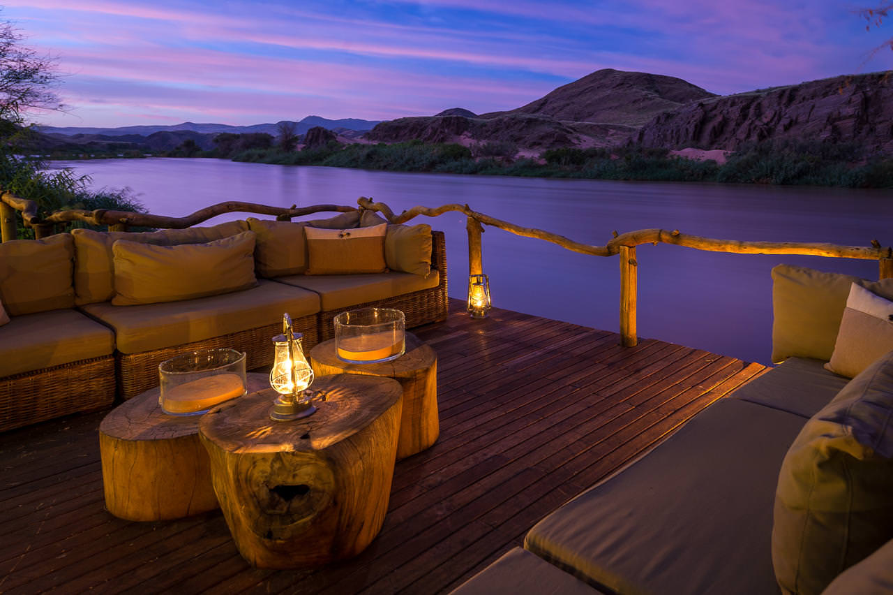 Sicht auf Angola vom Deck