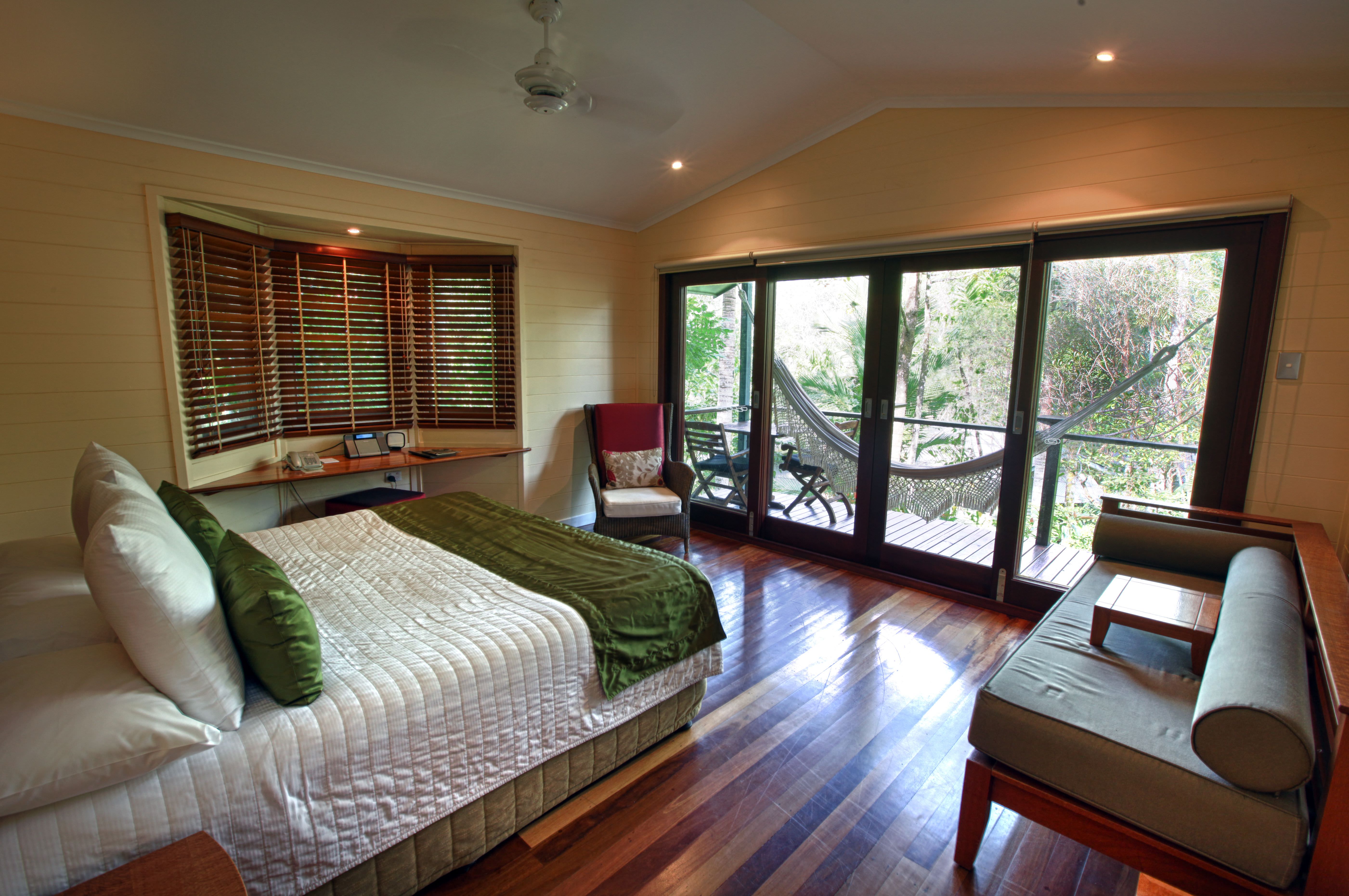 Eine der gemütlichen Suiten