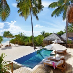 Two Bedroom Ocean Beach Villa mit eigenem Pool