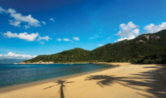 Die traumhafte Bucht des Six Senses Ninh Van Bay