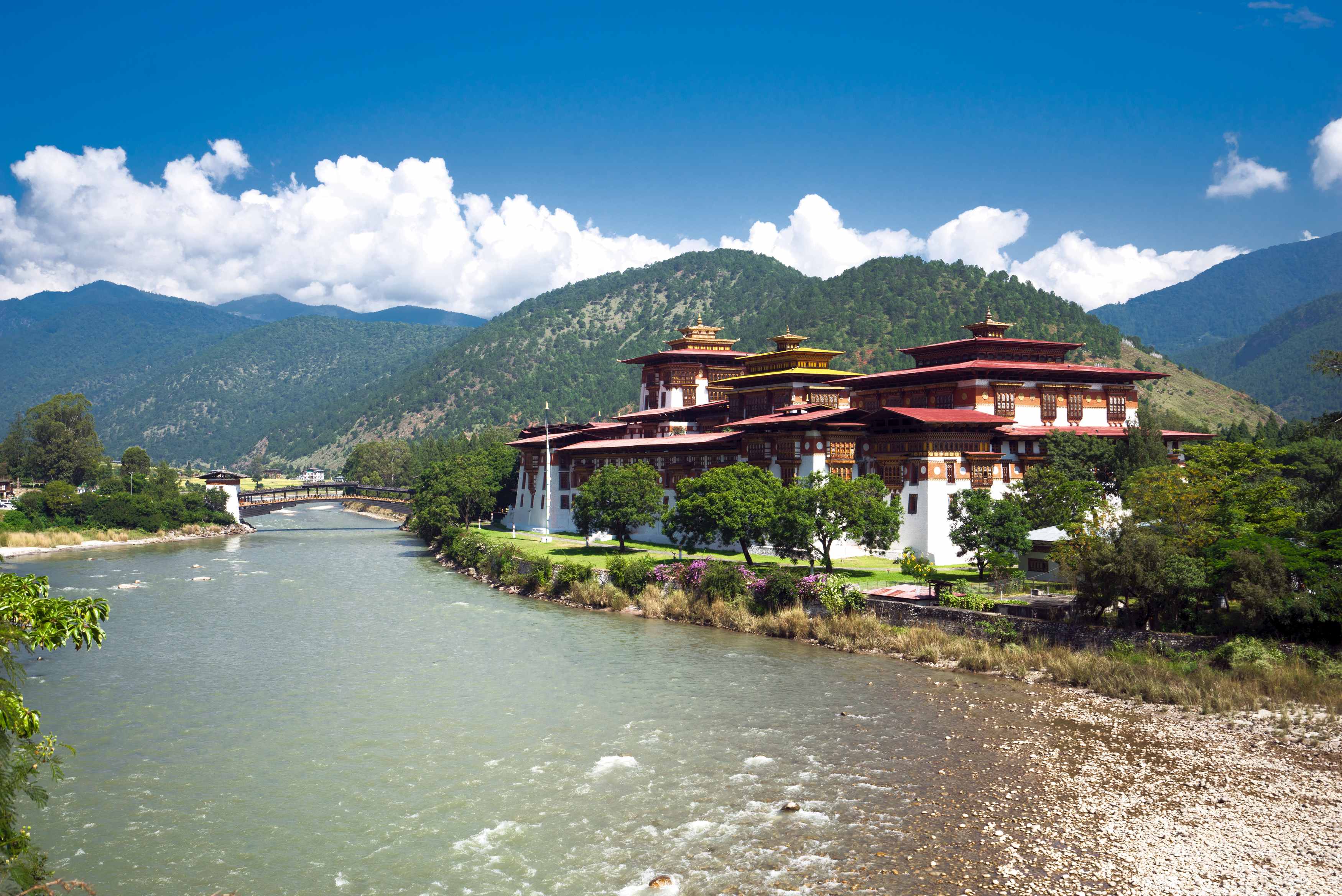 Punakha Dzong - Ein Meisterwerk bhutanischer Architektur