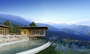 Die Punakha Lodge in traumhaft schöner Kulisse