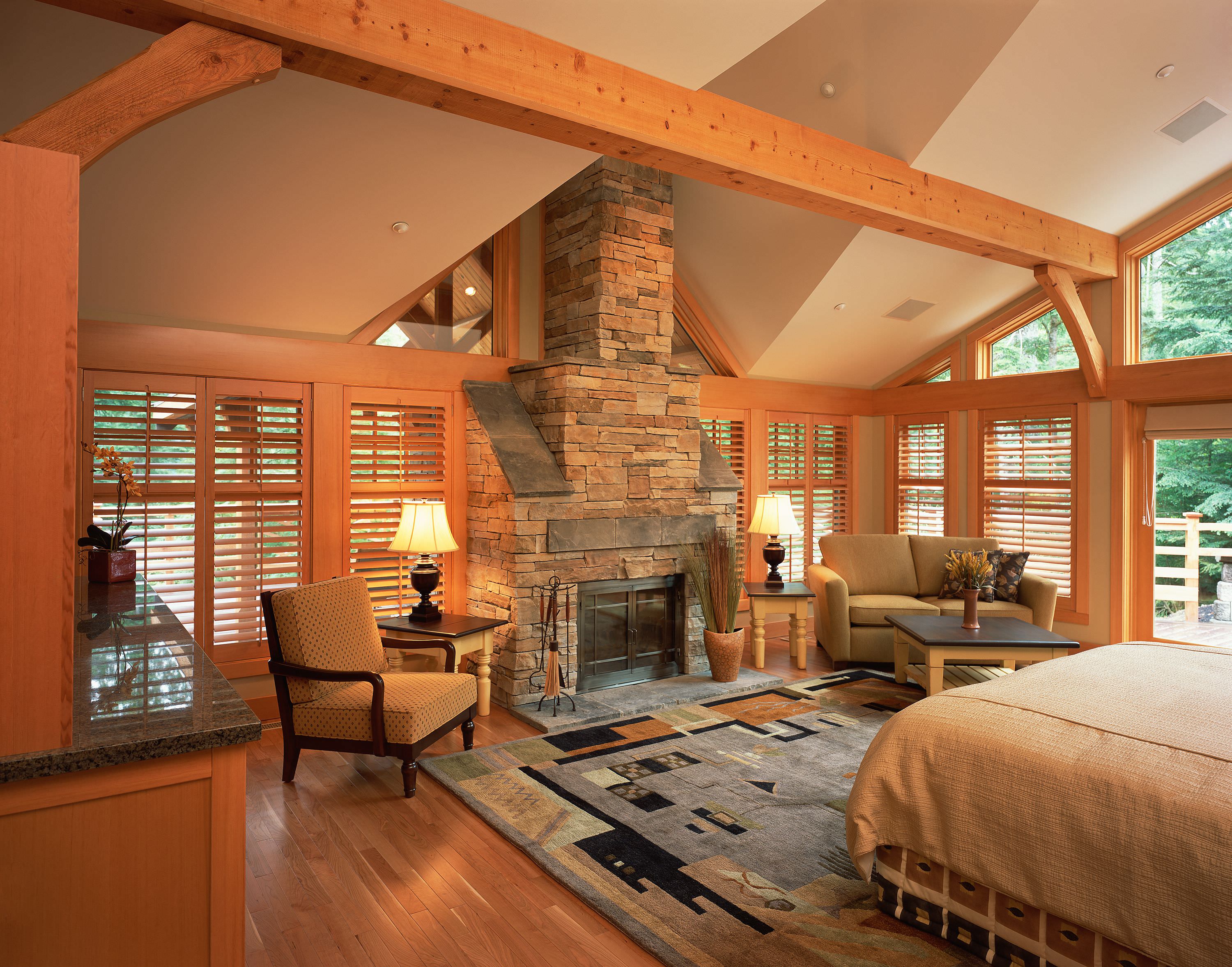 Sanfte Farben und natürliche Materialien