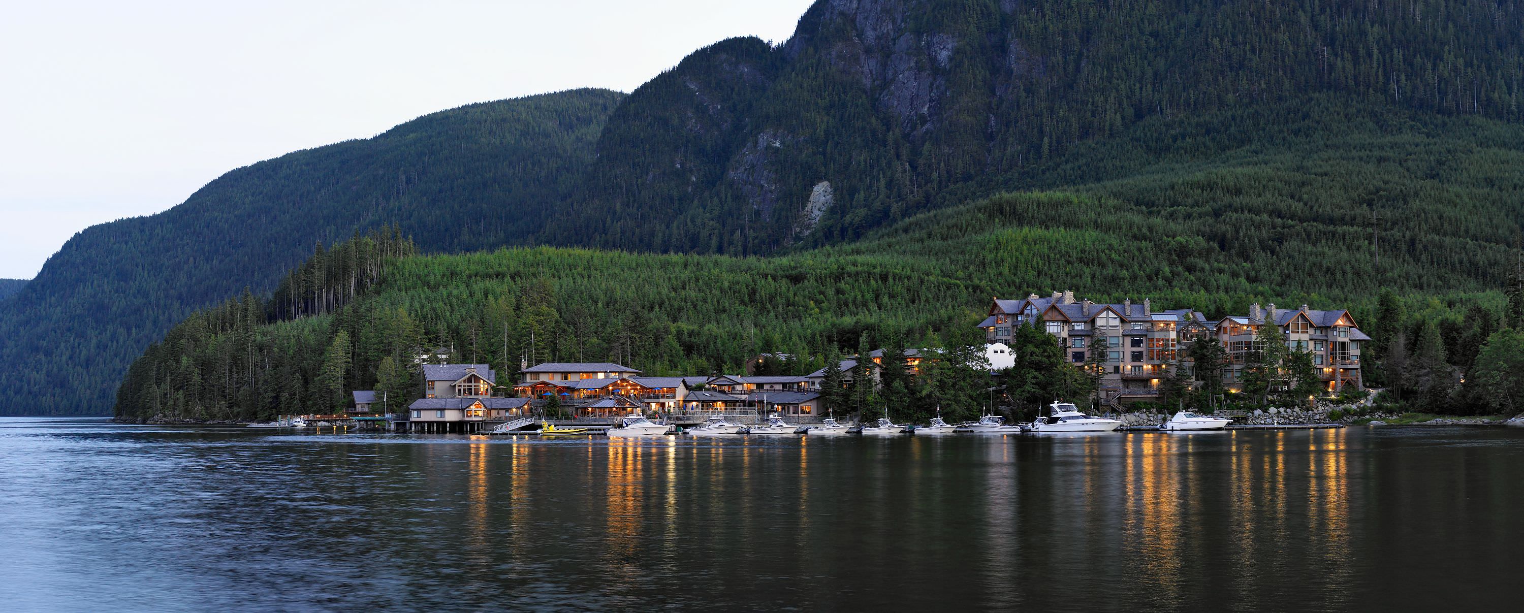 In malerischer Kulisse