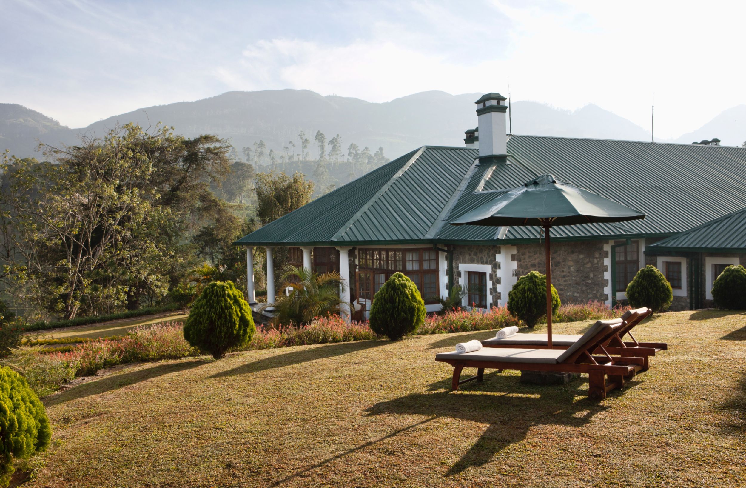 Kleine Bungalows mit Privatsphäre in den Teefeldern