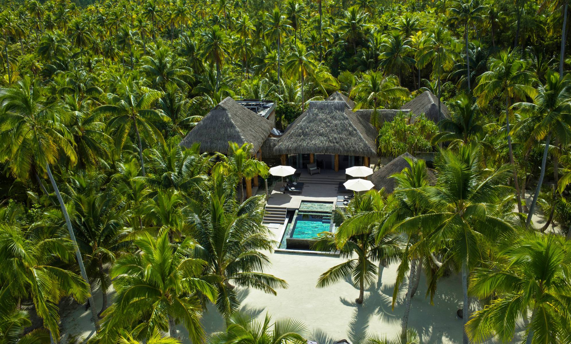 Eine der versteckten 2-Bedroom Villen