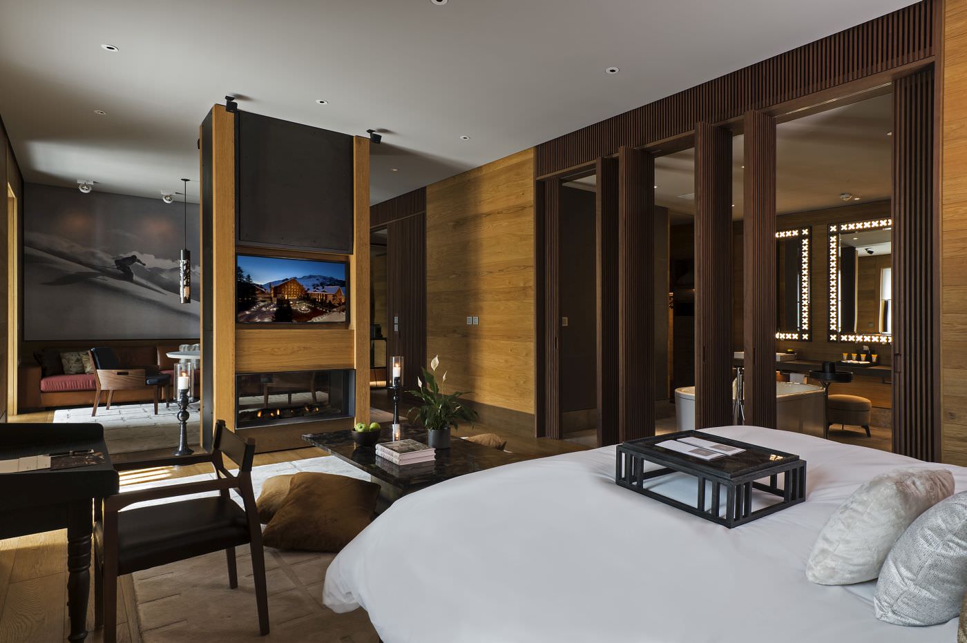 Die Deluxe Suite bietet ein großzügiges Wohnambiente