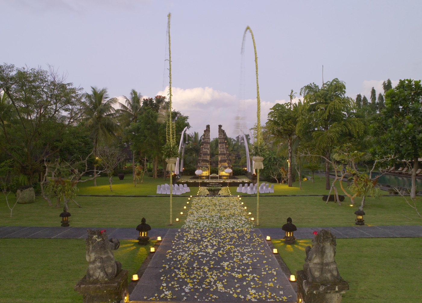 Wunderbar balinesisches Ambiente