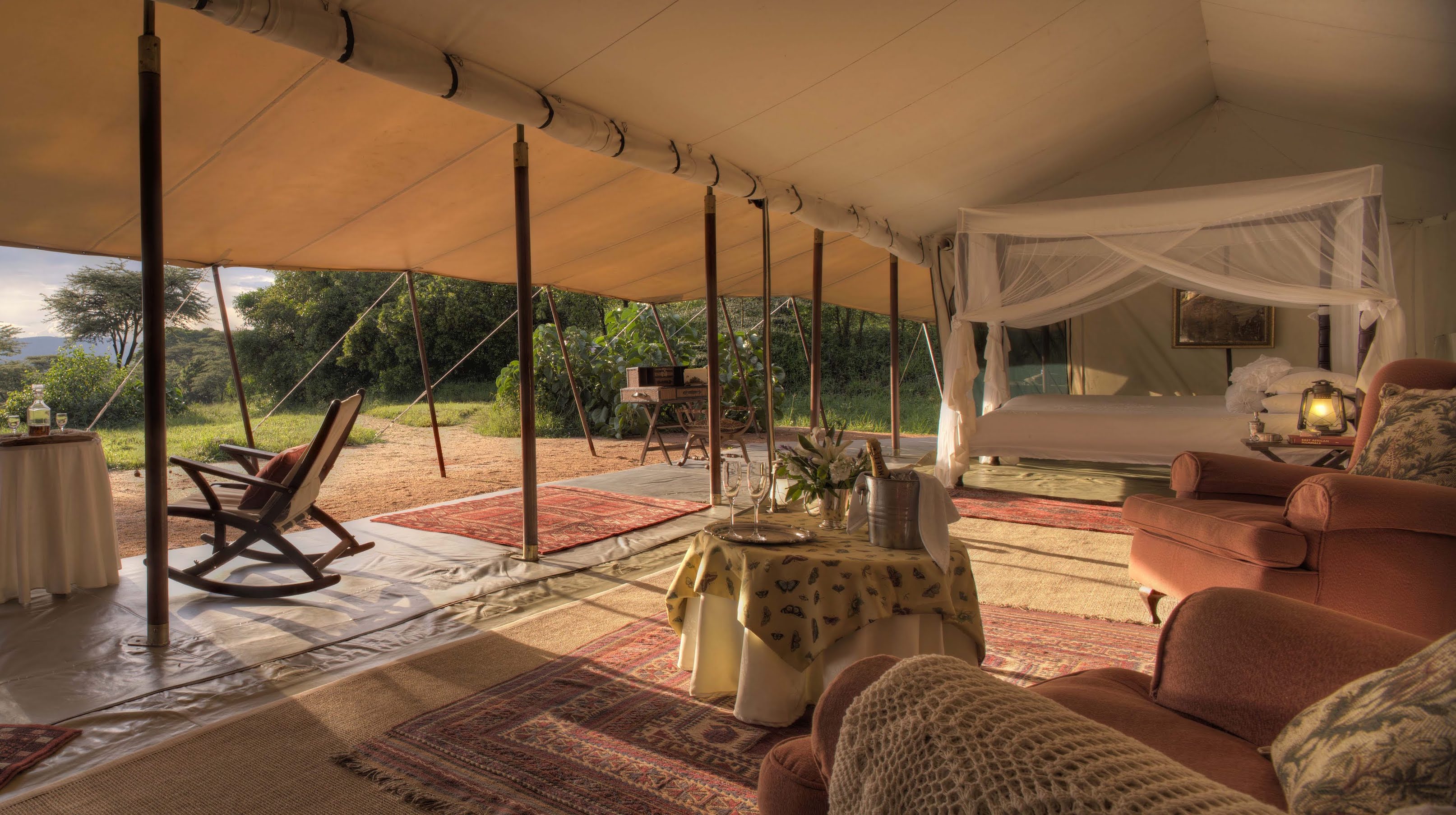 Ein Zelt speziell für Honeymooner