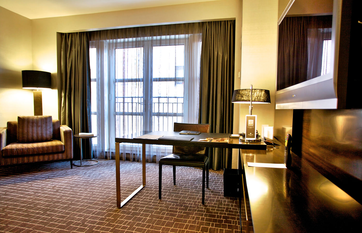 Ruhiges Ambiente im Deluxe Room