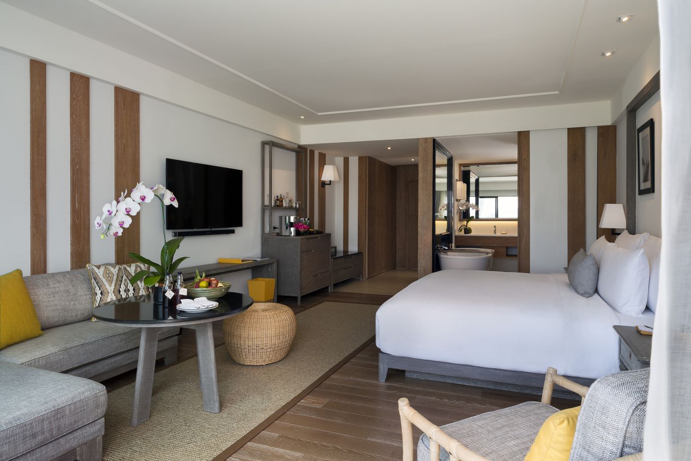 Die Zimmer laden zum Entspannen ein