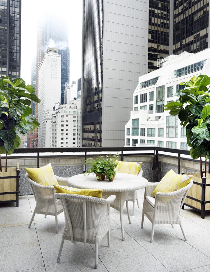 Terrasse im Herzen Manhattans