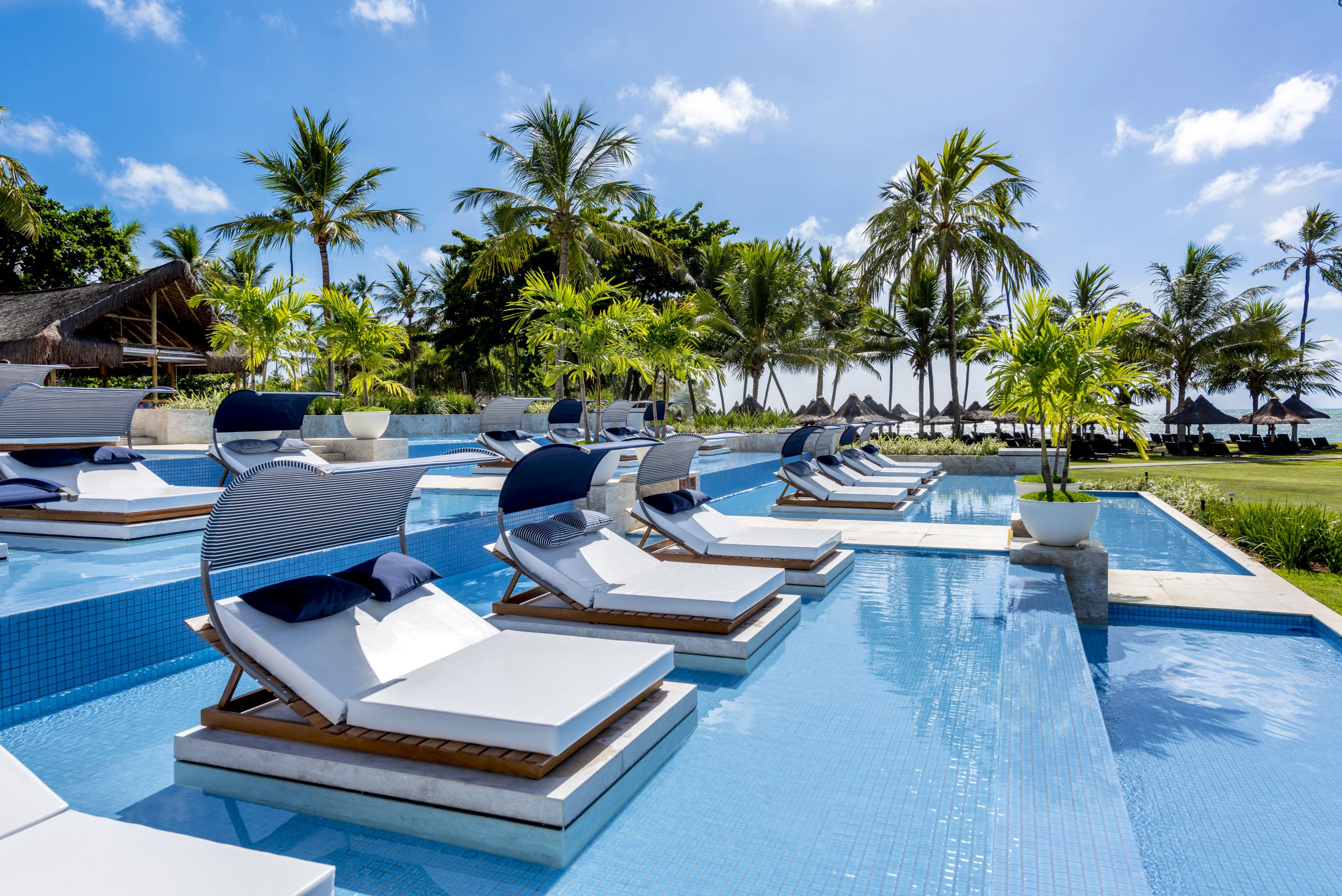 Kommen Sie am Poolbereich zur Ruhe