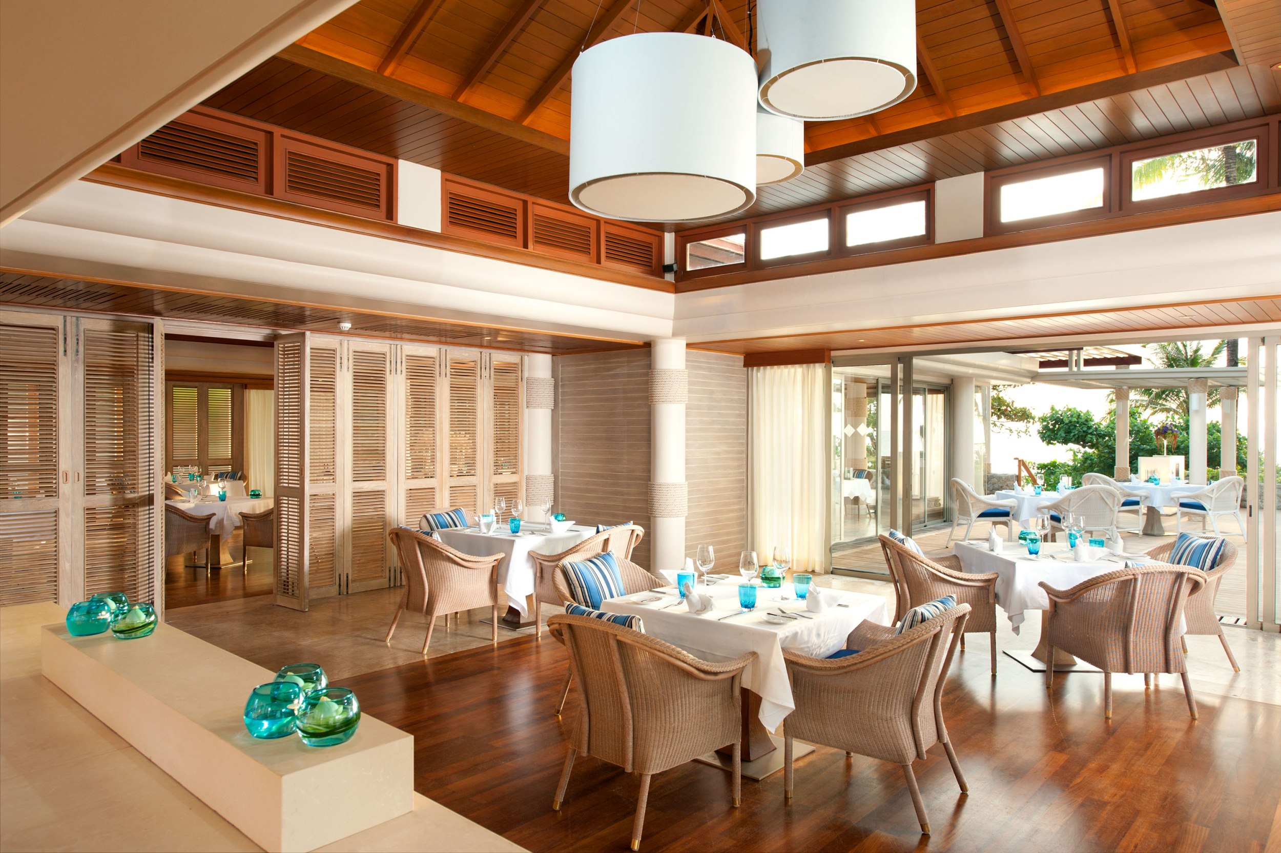 Fisch- und Meeresfrüchte-Spezialitäten werden im Seafood Restaurant serviert