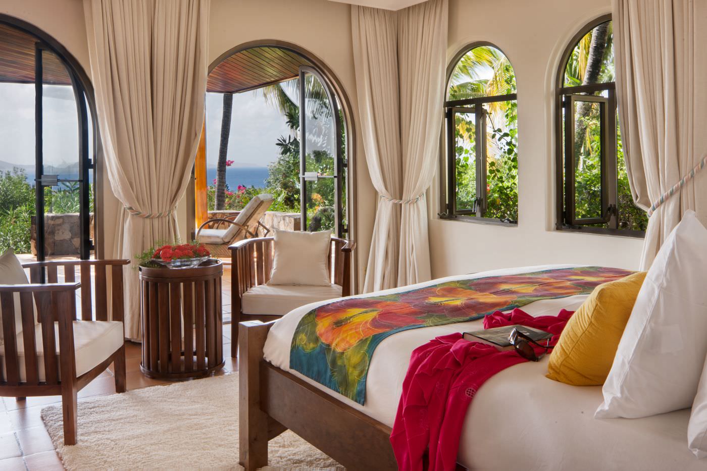 Elegant eingerichtete Suiten