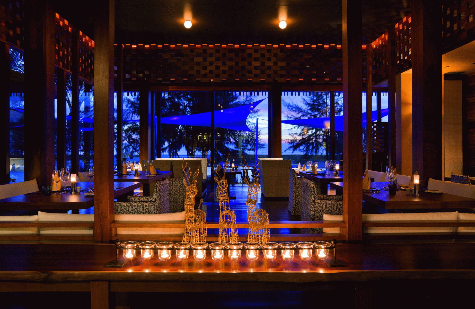 Intime Stimmung beim köstlichen Dinner