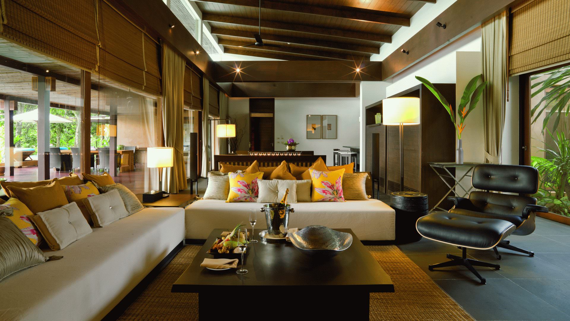 Ihr gemütliches Wohnzimmer in der Grand Ocean Villa