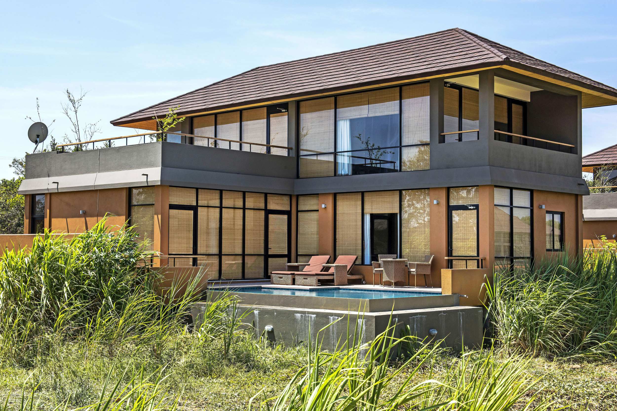 Viel Platz in der Duplex Villa