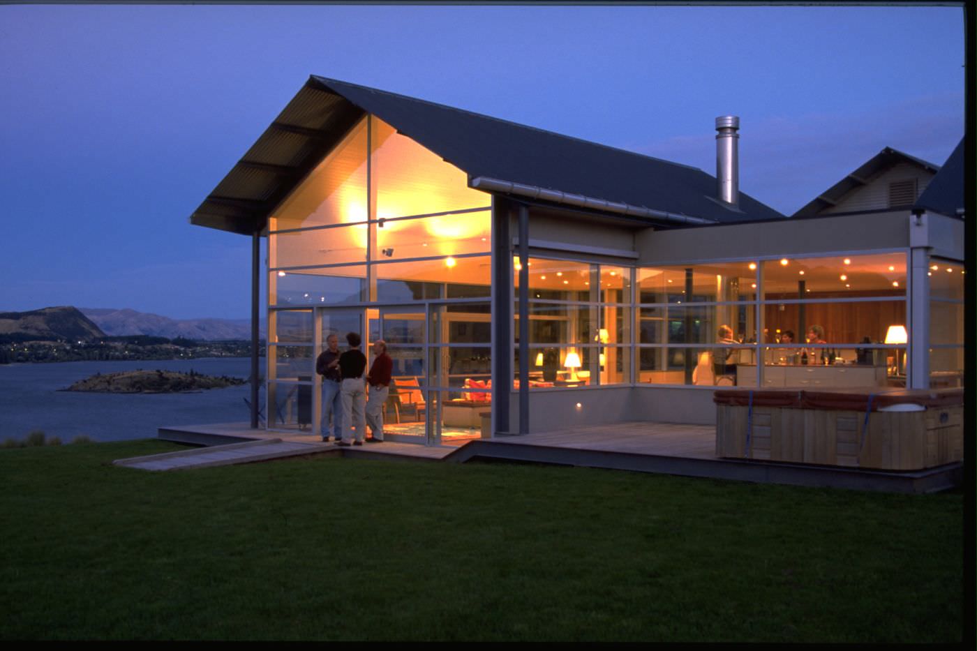 Romantische Atmosphäre bei Nacht