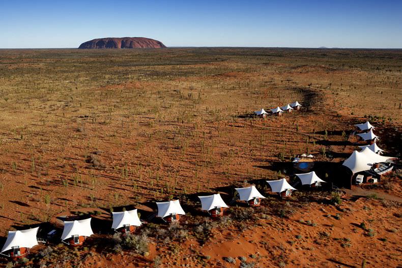 Fantastischer Blick auf den Ayers Rock