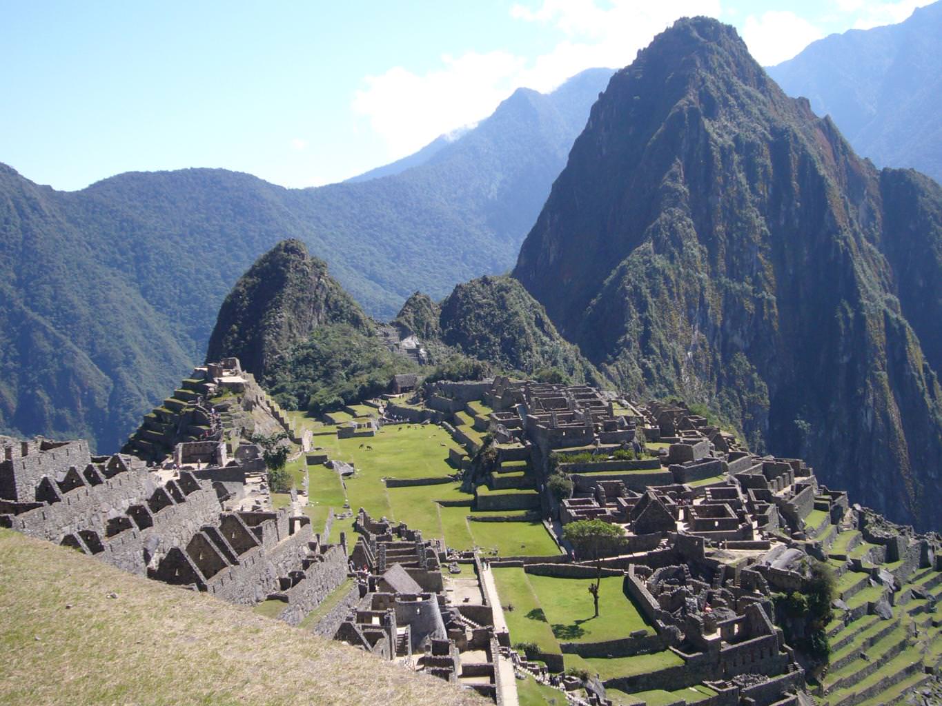Die Inkaruinen Machu Piccu