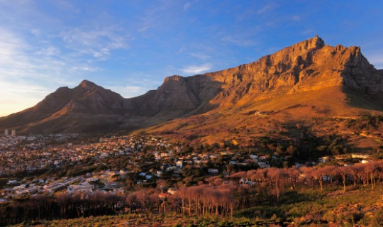 Der majestätische Tafelberg Der majestätische Tafelberg