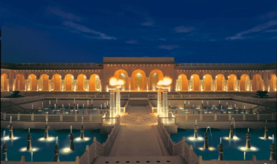 Zu jeder Tages- und Nachtzeit eine magische Faszination: The Oberoi, Amarvilas