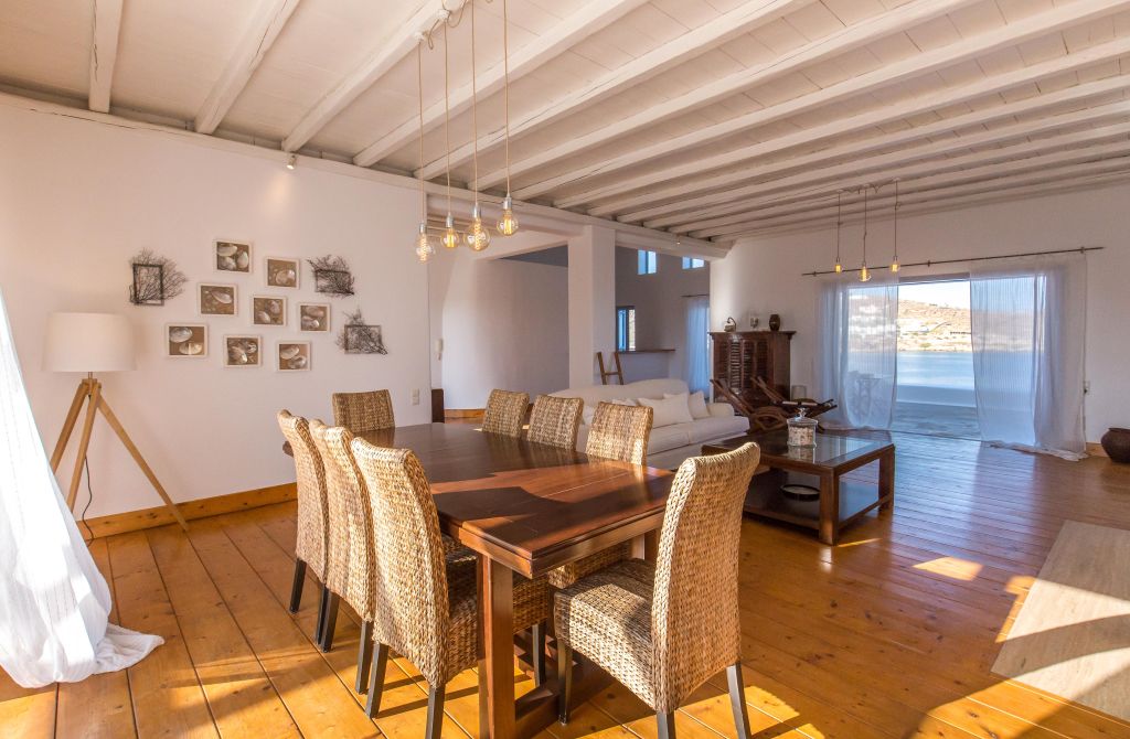 Der großzügige Wohn und Essbereich